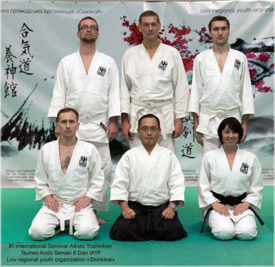 Семинар Айкидо Йошинкан. Tsuneo Ando Shihan 8 Dan. Lviv, Ukraine 31.10.2015