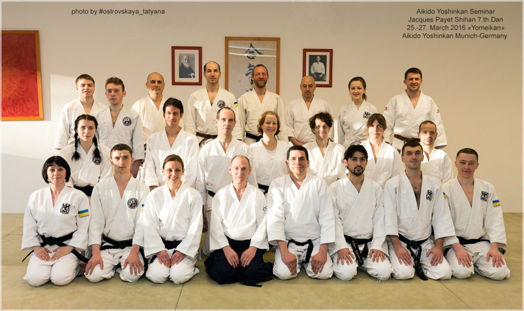 Aikido Yoshinkan Seminar. Jaques Payet Shihan 8 Dan. Munich, Germany.